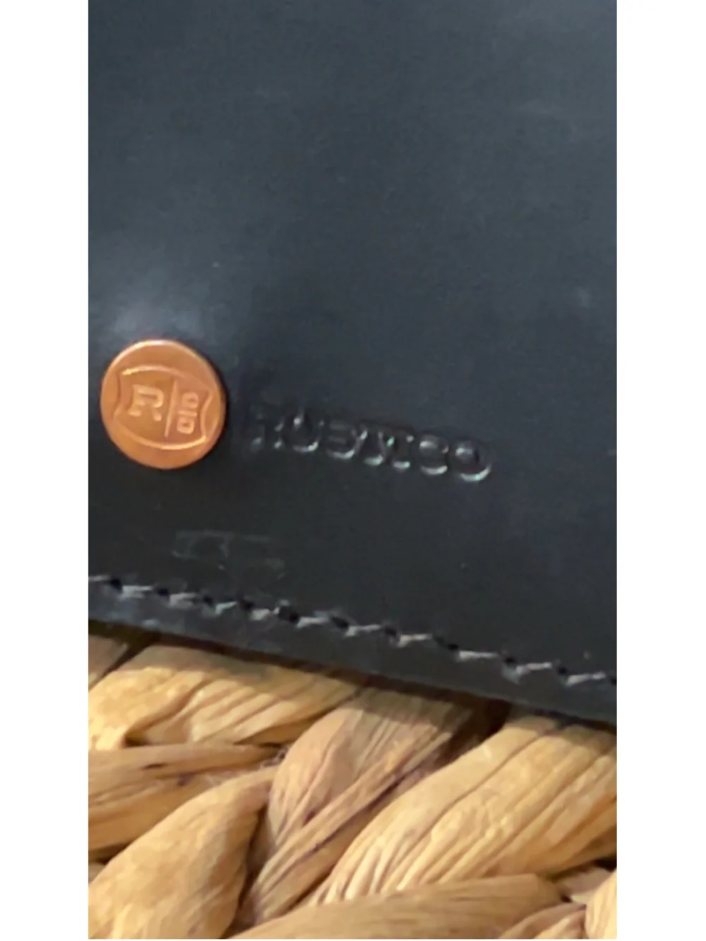 Rustico Unisex Leather Journal Notebook One Size Black
